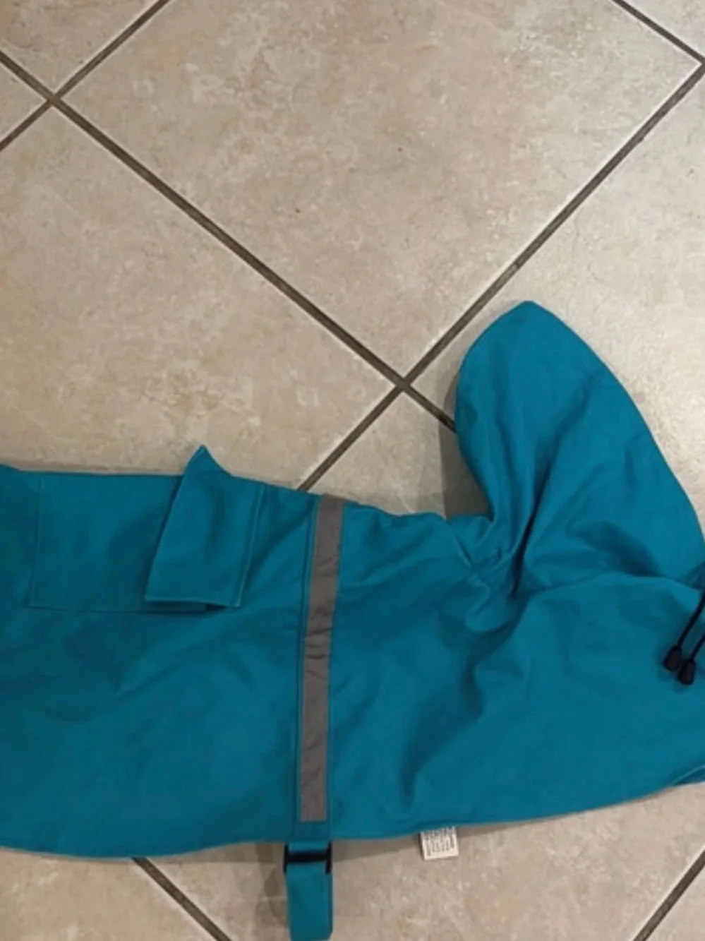 Blue Dog Raincoat Size L Fits 30-55lb dogs